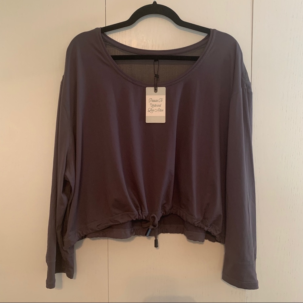 P’tula NWT - The Molly Freestyle Longsleeve - Gray